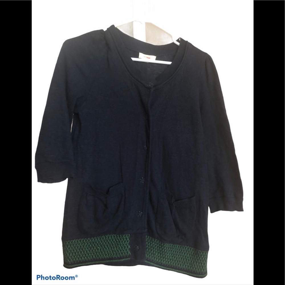 Anthropologie Fiets Voor 2 Smocked Cardigan